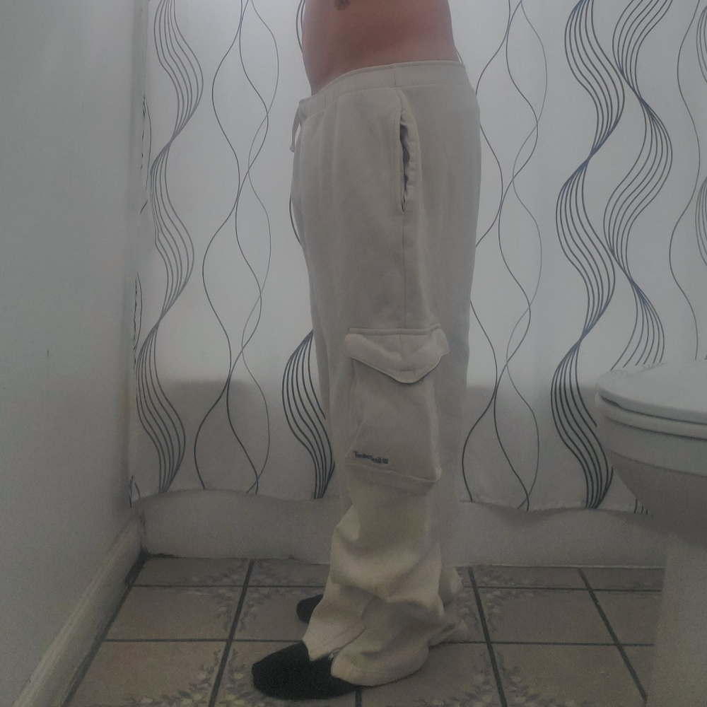 Timberland vintage Y2K drawstring cargo sweatpants for men